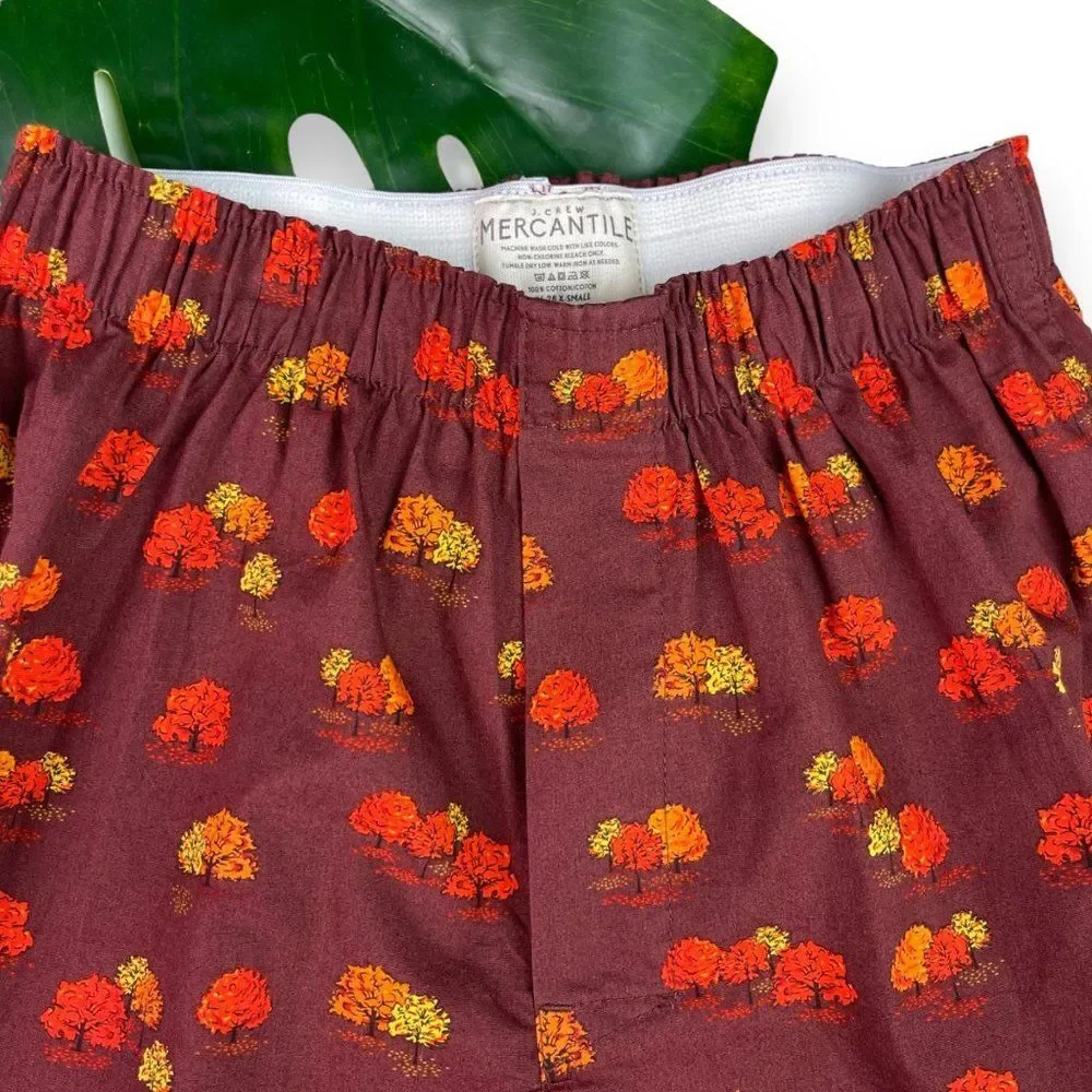 J. Crew Fall Tree Print Boxers